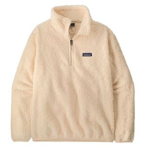 PATAGONIA Los Gatos 1/4-Zip Fleece Jacket Cream (Peachy Ivory) Size Medium